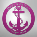 Custom Metal Wall Art - Personalized Nautical Anchor Sign