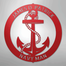 Custom Metal Wall Art - Personalized Nautical Anchor Sign