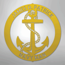 Custom Metal Wall Art - Personalized Nautical Anchor Sign