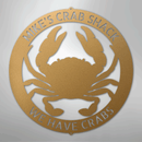 Custom Metal Wall Art - Personalized Crab Sign