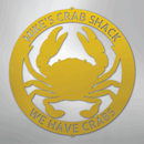 Custom Metal Wall Art - Personalized Crab Sign