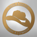 Custom Metal Wall Art - Personalized Western Cowboy Monogram Sign