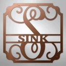 Custom Metal Wall Art - Personalized Established Family Sign