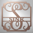 Custom Metal Wall Art - Personalized Established Family Sign