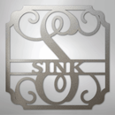 Custom Metal Wall Art - Personalized Established Family Sign