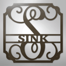 Custom Metal Wall Art - Personalized Established Family Sign
