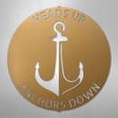 Custom Metal Wall Art - Personalized Anchor Plaque