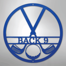 Custom Metal Wall Art - Personalized Golf Club Monogram Sign