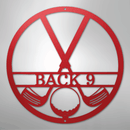 Custom Metal Wall Art - Personalized Golf Club Monogram Sign