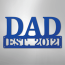 Custom Metal Wall Art - Personalized Dad's Workshop Plaque