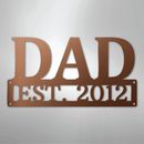 Custom Metal Wall Art - Personalized Dad's Workshop Plaque