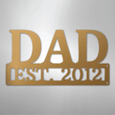 Custom Metal Wall Art - Personalized Dad's Workshop Plaque
