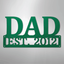 Custom Metal Wall Art - Personalized Dad's Workshop Plaque
