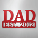 Custom Metal Wall Art - Personalized Dad's Workshop Plaque
