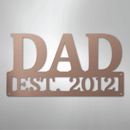 Custom Metal Wall Art - Personalized Dad's Workshop Plaque