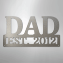 Custom Metal Wall Art - Personalized Dad's Workshop Plaque