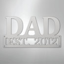 Custom Metal Wall Art - Personalized Dad's Workshop Plaque