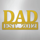 Custom Metal Wall Art - Personalized Dad's Workshop Plaque