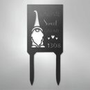 Custom Metal Yard Sign - Personalized Easter Gnome Stake