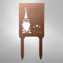Custom Metal Yard Sign - Personalized Easter Gnome Stake