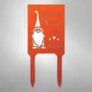 Custom Metal Yard Sign - Personalized Easter Gnome Stake