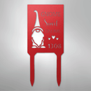 Custom Metal Yard Sign - Personalized Easter Gnome Stake