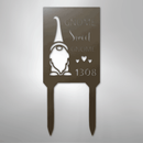 Custom Metal Yard Sign - Personalized Easter Gnome Stake