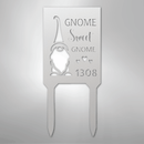 Custom Metal Yard Sign - Personalized Easter Gnome Stake