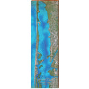 Englewood Beach Map Home Decor Art Print on Real Wood