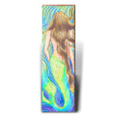 Watercolor Mermaid - Brunette | Wall Art Print on Real Wood