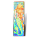 Watercolor Mermaid - Red Hair | Wall Art Print on Real Wood