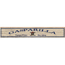 Gasparilla Tampa Pirate Tan Est. 1904 | Wall Art Print on Real Wood