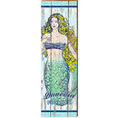 Dunedin Florida Blonde Mermaid | Wall Art Print on Real Wood