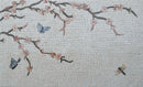 Cherry Blossom Floral Mosaic Art