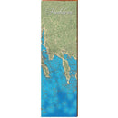 Fairhaven Map Home Decor Art Print on Real Wood