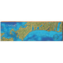 Falmouth Map Home Decor Art Print on Real Wood
