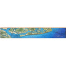 Mill Wood Art Folly Beach, Sc Map Home Decor Art Print On Real Wood