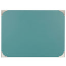 Marine Green Turquoise 1-Drawer Modern End Table Nightstand