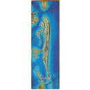 Grand Isle Vertical Map Home Decor Art Print on Real Wood