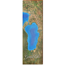 Grand Lake, Colorado Map | Wall Art Print on Real Wood