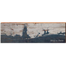 Biloxi to Destin, Florida Map Wooden Sign | Wall Art Print on Real Wood