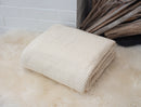 Organic Cotton Throw Blanket | Organic Textiles | Woven Throw Blanket | Earth-Friendly Blanket | Cotton Blanket | Choice of Color
