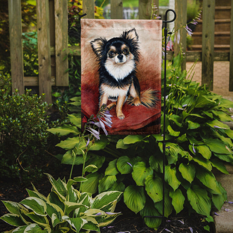 Chihuahua Long Hair Flag Garden Size MH1035GF