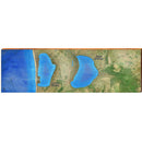 Herring Lakes Map Home Decor Art Print on Real Wood
