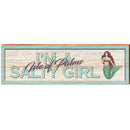 I'm a Salty Girl Isle of Palms Mermaid | Wall Art Print on Real Wood