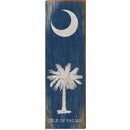 Isle of Palms SC Flag | Wall Art Print on Real Wood