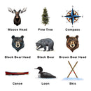 Customizable Minimalist Wooden Sign | Wall Art Print on Real Wood