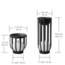 Outdoor Solar Power LED Plant Stand