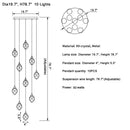 Luxury Diamond Crystal Chandelier