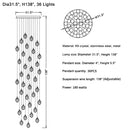 Luxury Diamond Crystal Chandelier